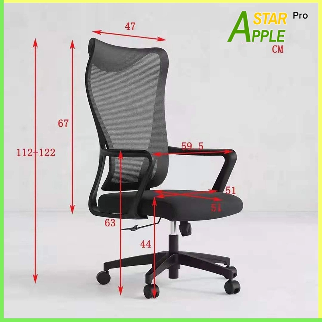 L High Back Computer Parts Game Ergonomic Barber Beauty Massage Plastic Office Folding Shampoo Chairs Gaming Executive Chair with Soft Fabric Surface Armrest