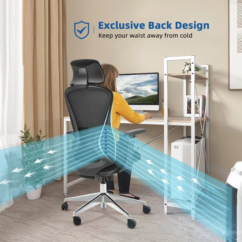 Exclusive Upholstery Back Design Ergonomic Adjustable Mesh Office Chair