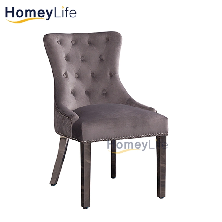 Exclusive Design Bumpy High Back Fabric Cushion Dining Chair