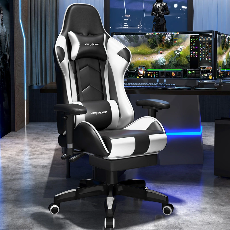 High Quality Ergonomic Gaming Chair Racing Office Chair with Footrest for PC Gamer