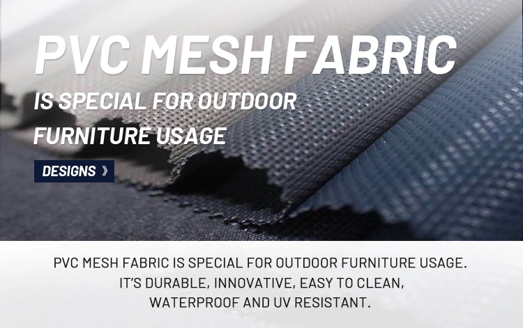 PVC Woven Fabric Chair Beach Usage PVC Coating Mesh