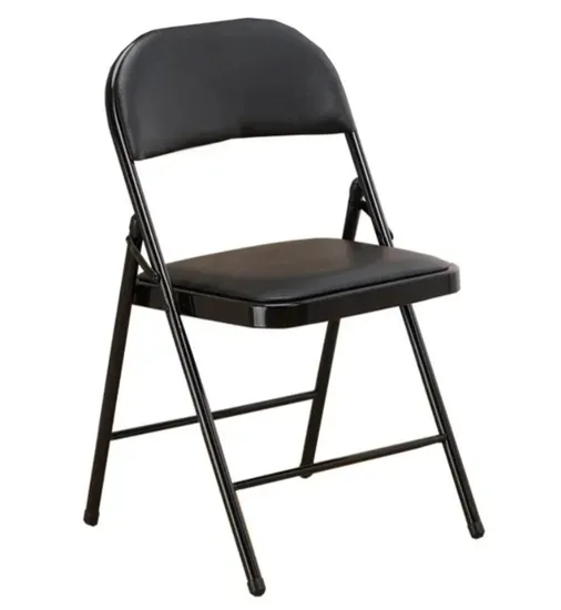 Metal Frame PU Folding Banquet Portable Office Hotel Wedding Activity Chair