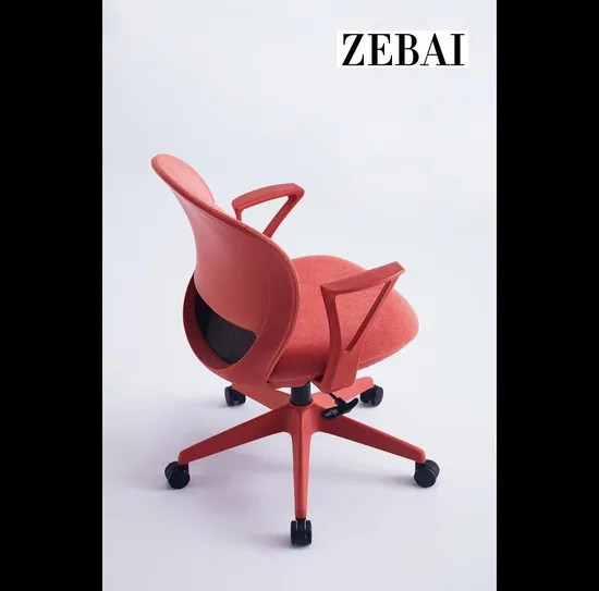 Zebai Unique Office Staff Comfortable Mesh Ergonomic Fabric Task Swivel Chair