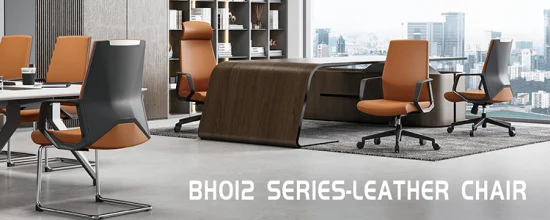 Sample Customization Luxury Ergonomic Design High Back Leather Office Chair Boss Manger Director Modern PU Synthetic Leather Executive Conference Chairs
