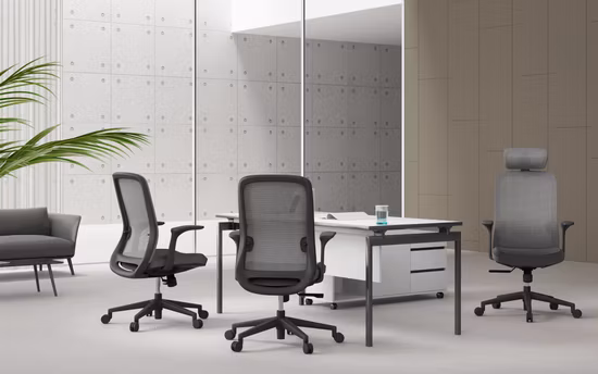 High Back Ergonomic Mesh Office Chair with Unique Design 3D Adjustable Headrest