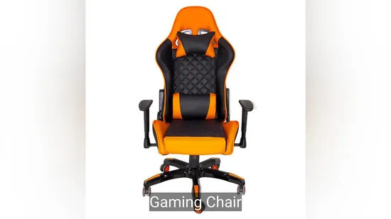 PU Leather Furniture Racing Adjustable Armrest PC Gaming Chair 
