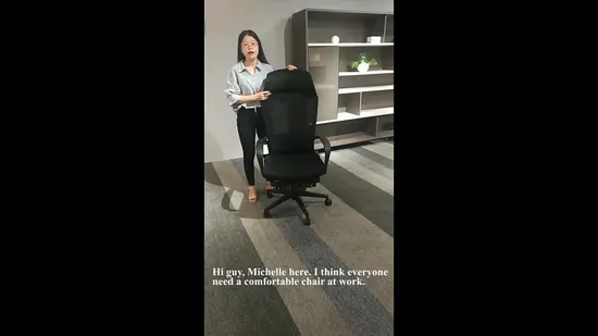 Home Furniture Mesh Swivel Executive Middle Grey Back Manager Gaming Ergonomic Office Chair 