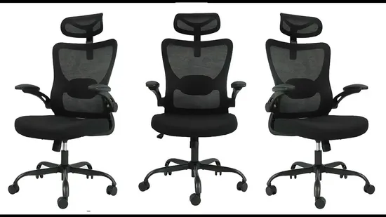 Ergonomic Furniture Adjustable Computer Gaming Desk Office Chair with High Back Mesh 