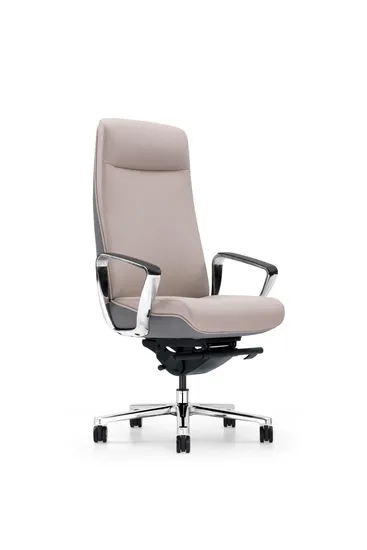 Zode Ergonomic High Back Manager Boss Meeting Ergonomic PU Leather Office Chair 