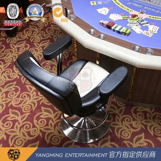 Roulette Slot Machine Customized Stainless Steel Metal Disc Lifting Bar Chair Player Chair Ym