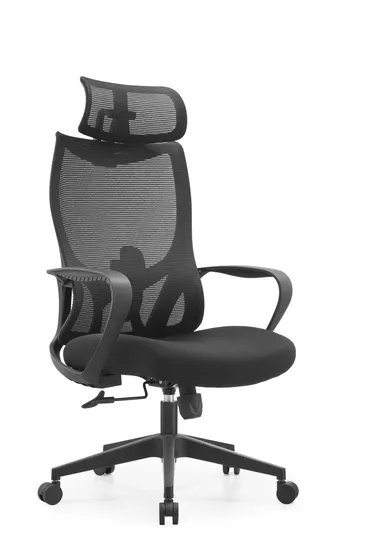 Modern Black Casual Office Staff Computer Chair Mesh Fabric Backrest Plaid Swivel Professional Manufactured Chair Manufacturers 