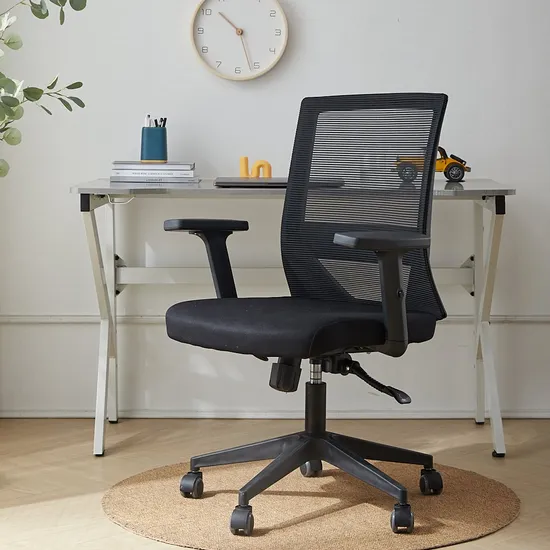 Luxury Executive Staff Office Chair Comfortable Mesh Design Lift Fabric Material Reclining Conference Chair 