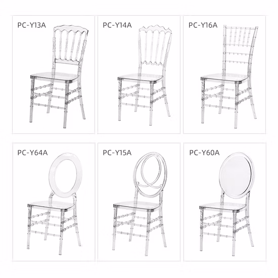 Wholesale Cheap Tiffany Chair for Wedding Banquet Plastic Chairs for Events