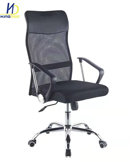 Best Selling Computer Chair Mesh and PVC Lumbar Adjustable Height Swivel Office Chair 