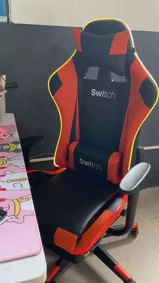 Gaming Chair Racing Style Office Adjustable Height Ergonomics High