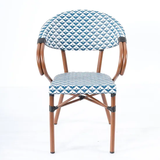 Good Selling Patio Garden Aluminium Leisure Arm Chair Modern Furniture Rattan Outdoor Chair 