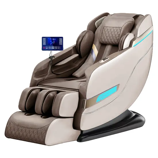 Jingtop Exclusive Agent 3D 4D Luxury Foot Rollerleg Extension Massage Office Chair for Health Massager 