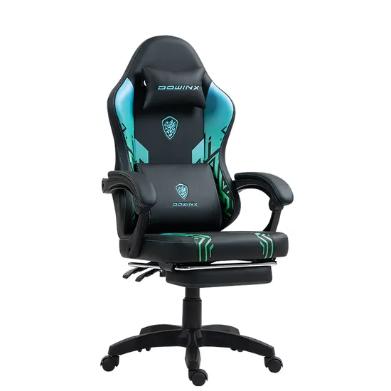 High Back PC PU Leather Reclining Armrest Racing Swivel Ergonomic Gaming Chair 