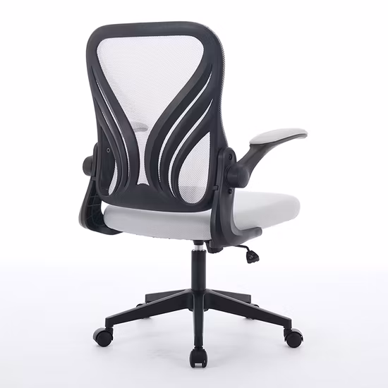 Meeting Room Conference Folding Black Fabric Mesh Office Chair