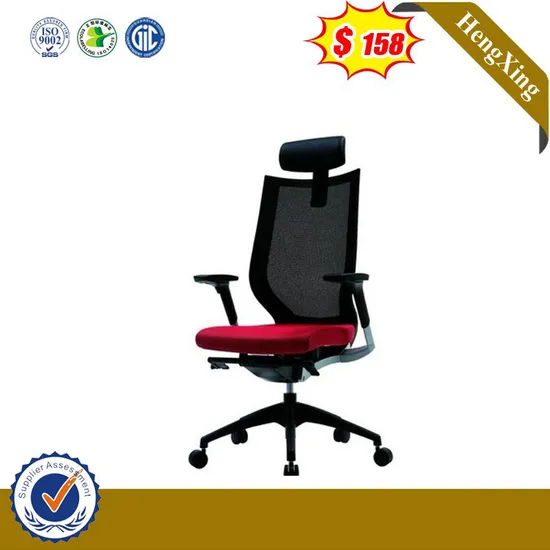 Imported Metal Hardware Dark PVC Good Service Mesh Office Chair 