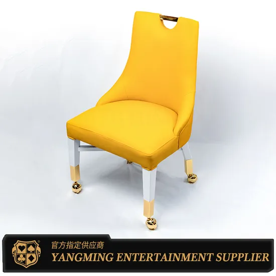 Modern Style Pullout Custom Player Chair Casino Baccarat Texas Hold′em Game Player Chair 