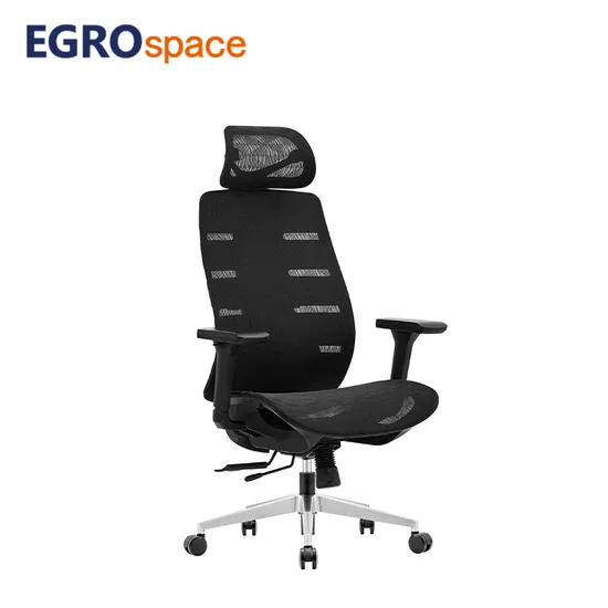 Egrospace Factory High Back Mesh Headrest Executive Ergonomic Armchair Office Manager Conference Chair 