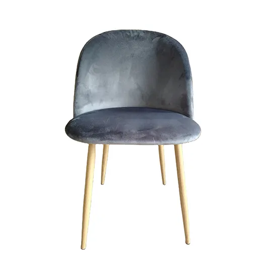 Colorful Modern Design PP Chair with Metal Legs 