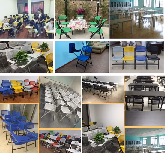 School Training Plastic Exclusive Adjustable Interactive Chair with Writing Tablesreference